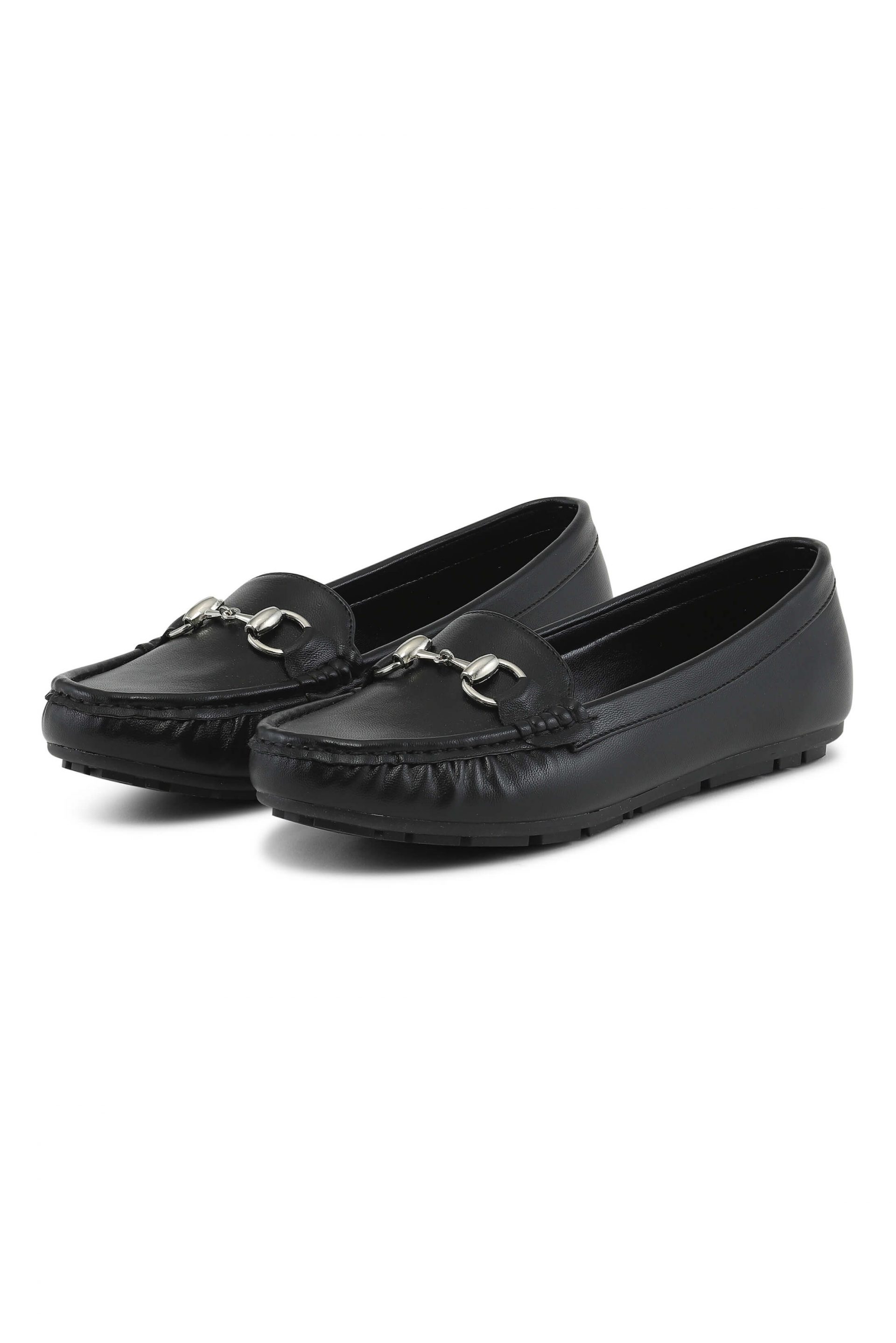 Soft black loafers