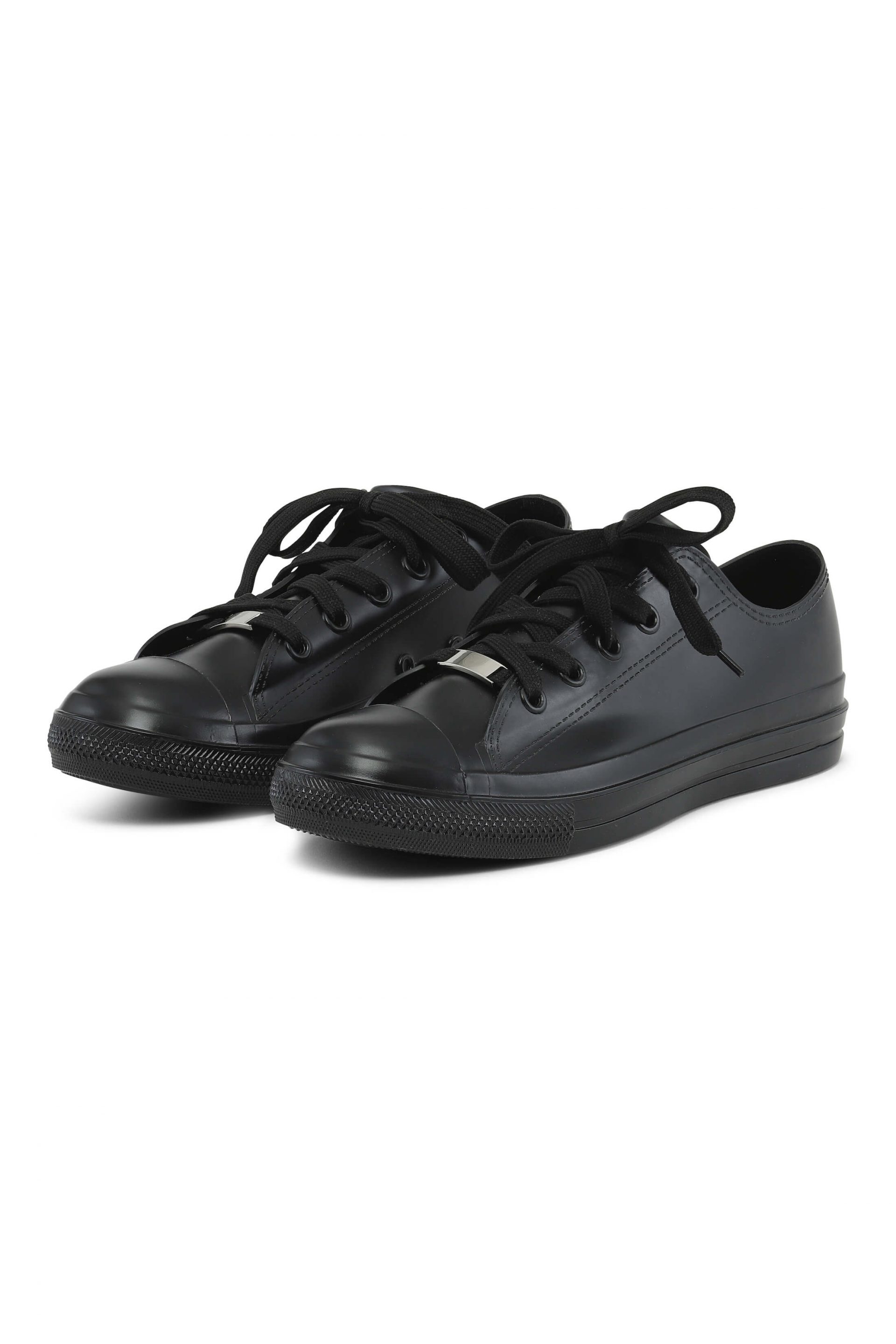 Black water-resistant sneakers