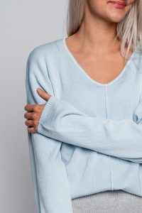 Lyseblå lounge sweater