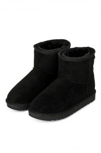 Vinterstøvler i sort med super god ydersål
